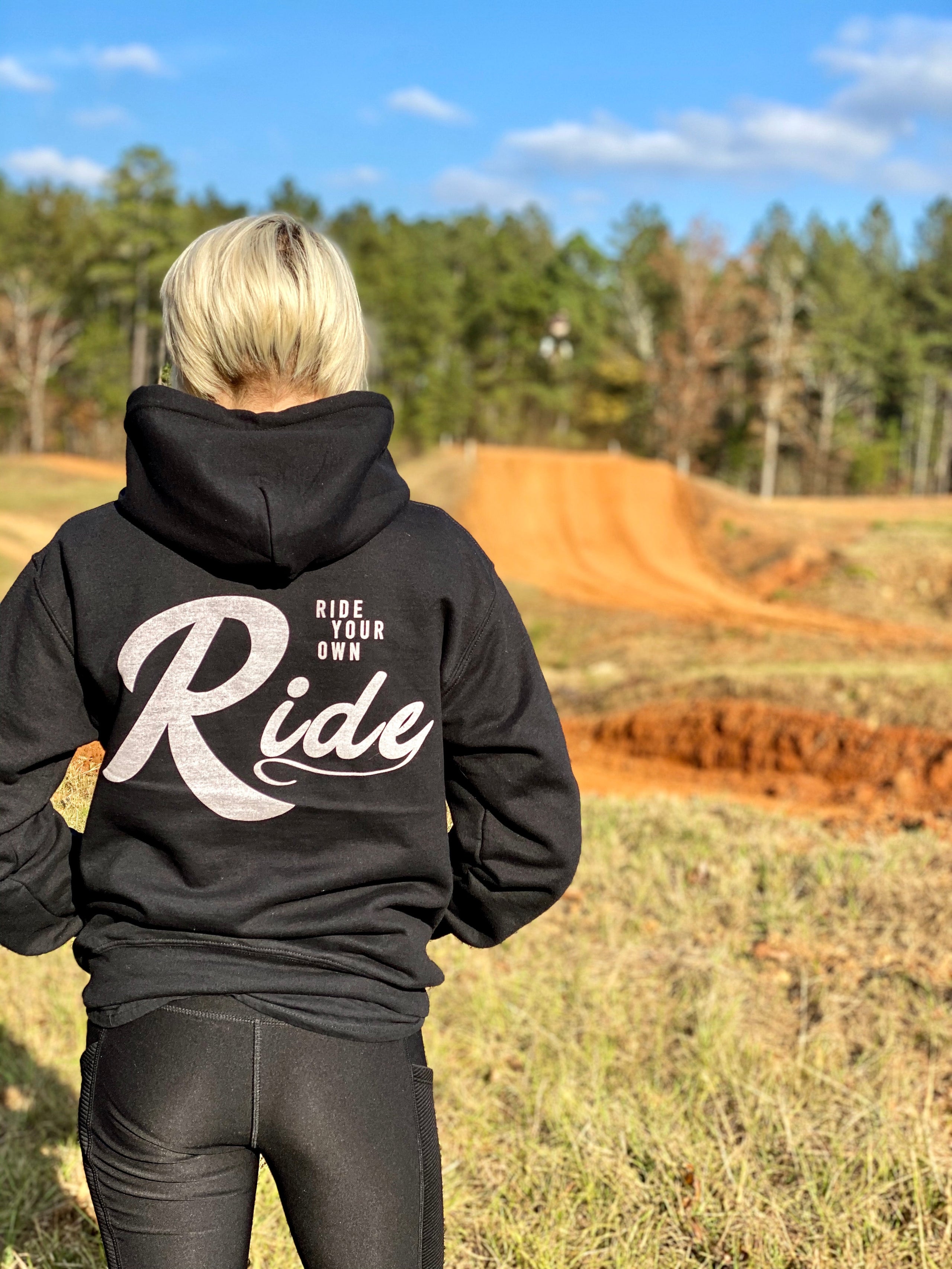 Girl s Dirt Bike Hoodie Rad Chick s Society